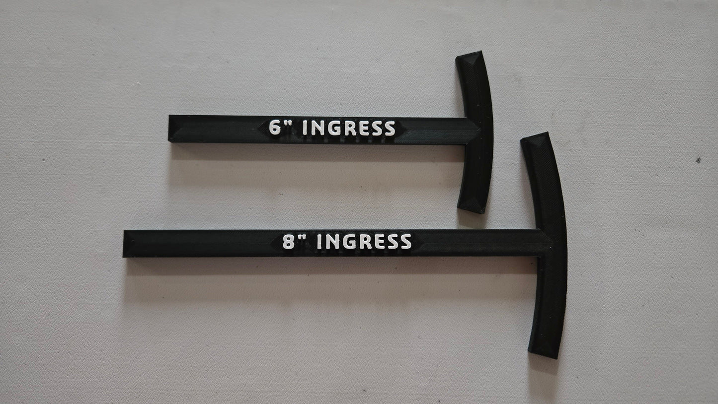 6" and 8" Ingress Widgets